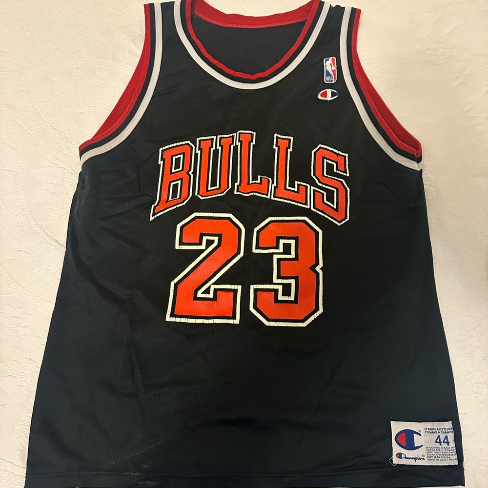 Champion Bulls Michael Jordan Jersey